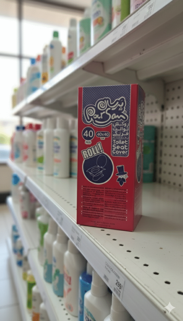 روکش توالت فرنگی (یکبار مصرف) - پرسان