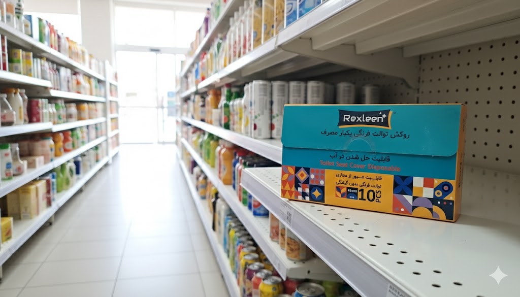 روکش توالت فرنگی (یکبار مصرف) – رکسلین