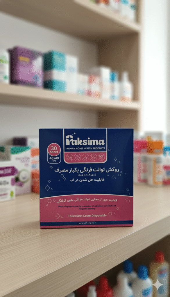 روکش توالت فرنگی (یکبار مصرف) - پاکسیما