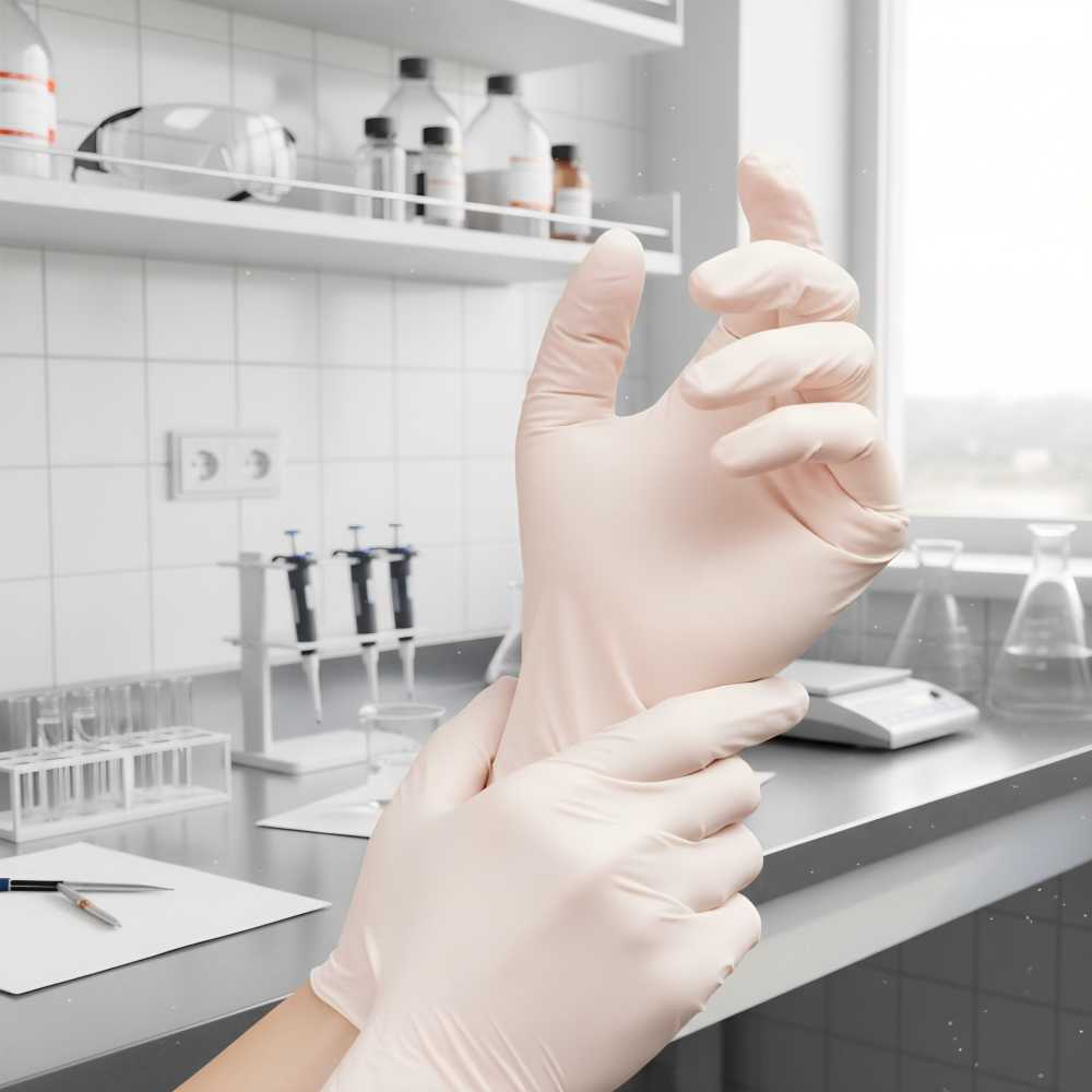 دستکش جراحی حریر