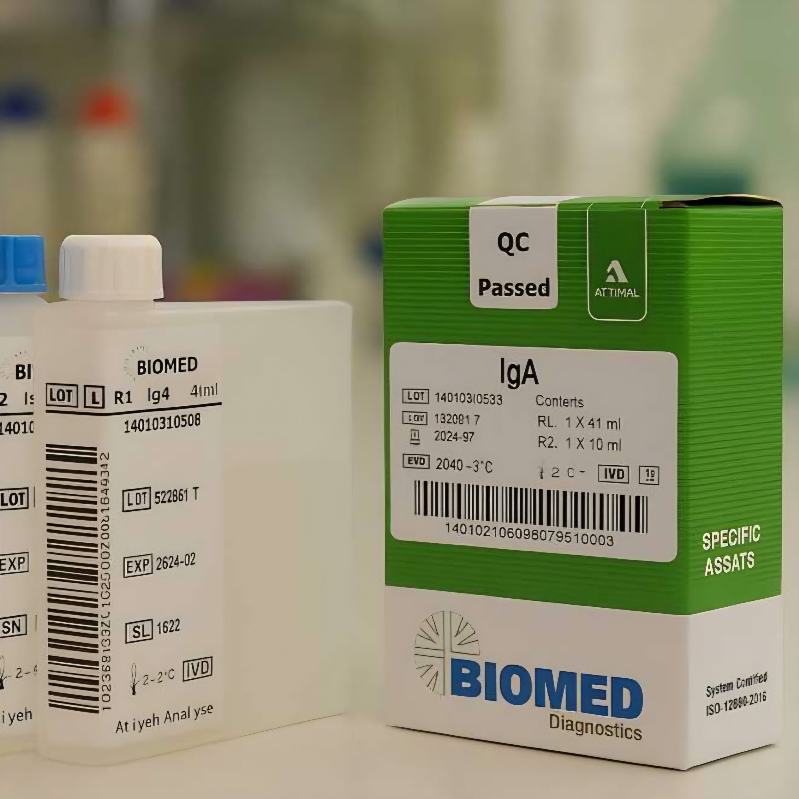 کیت بیوشیمی IgA برند BIOMED کیت بیوشیمی IgA برند BIOMED