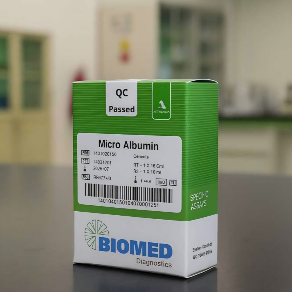 کیت بیوشیمی MICRO ALBUMIN برند BIOMED