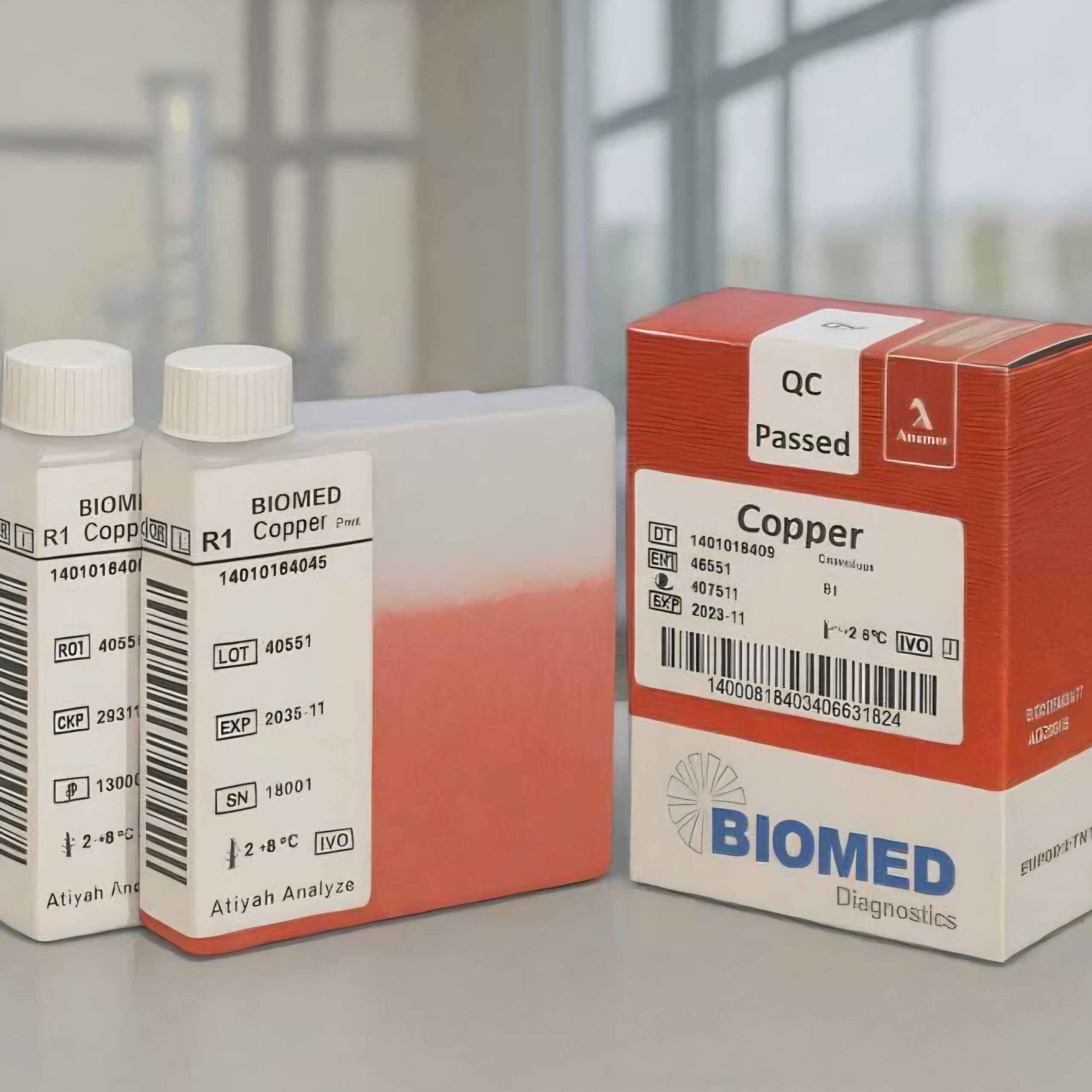 کیت بیوشیمی COPPER برند BIOMED کیت بیوشیمی COPPER برند BIOMED