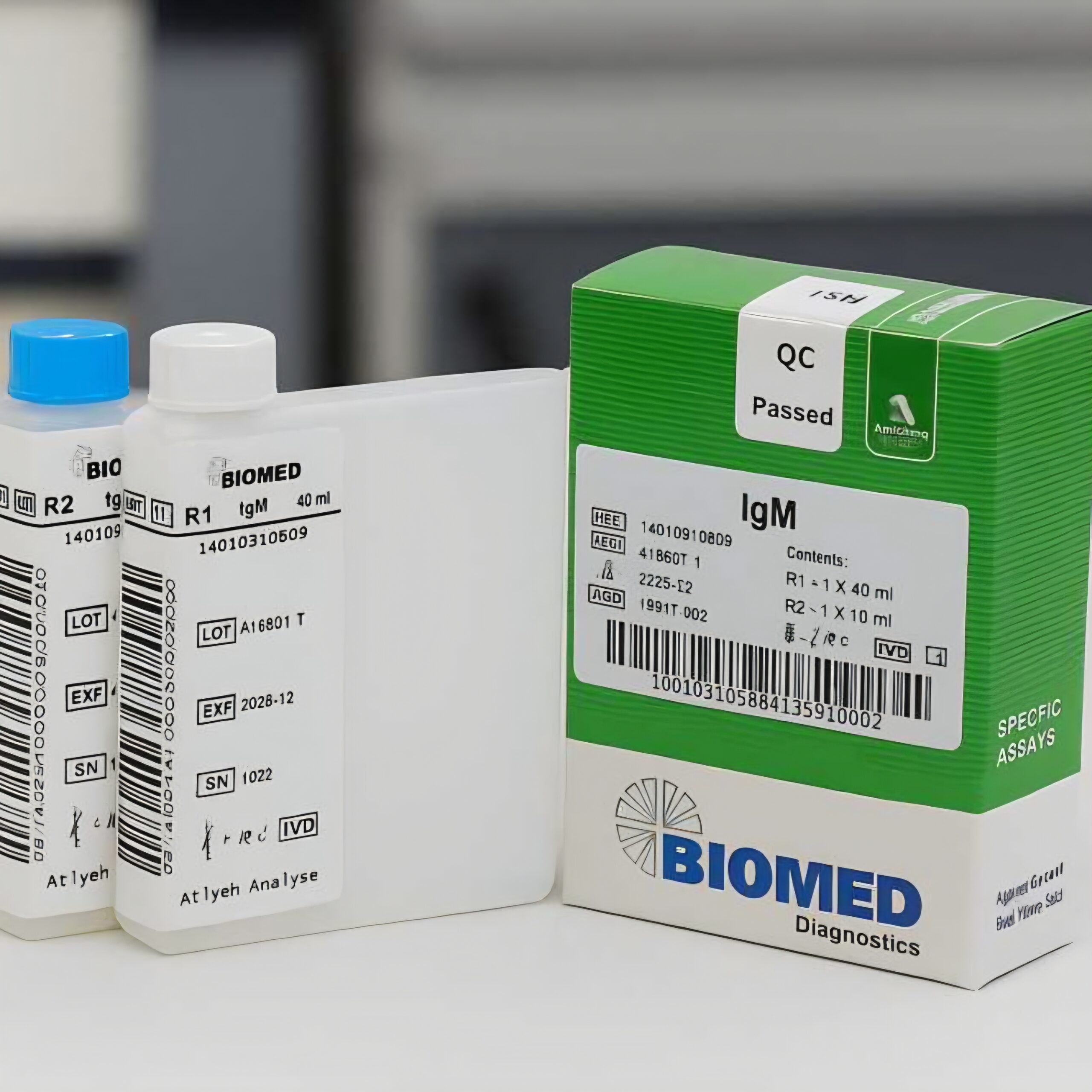 کیت بیوشیمی IgM برند BIOMED کیت بیوشیمی IgM برند BIOMED