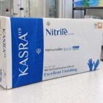 دستکش نیتریل آبی - کسری طب ( سایز M)
